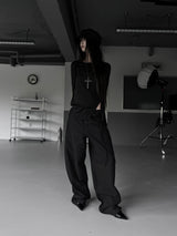 deep stitch wide denim