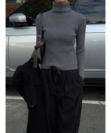 Golgi high neck warmer pola knit(5color)