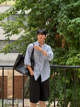 One four peaked stripe shirt