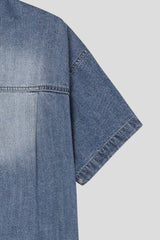 MG323 Pinter Crop Denim Shirt (2 colors)
