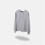 Basic Two-Way Hood Zip-Up (2 Colors)