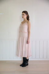 CHIFFON FRILL STRAP DRESS