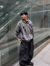 linen balloon cargo pants