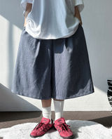 COOL STRIPE WIDE BERMUDA 🪽🩵🥨🖤4COLOR