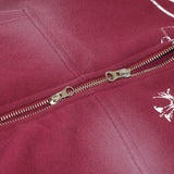 Vintage Spray Plast Hood Zip-up (Burgundy)