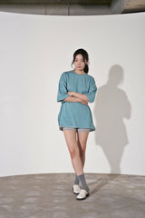 VINTAGE P. DYEING CUT-OUT 1/2 BOX TEE (Mint)