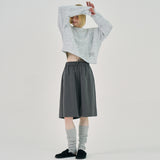 Brushed Soft Knit_Melange Gray