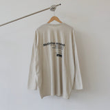 RESEARHヘビーサイズロングスリーブTシャツ