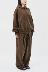 Jeff Cropped Zip Hoodie (3color)