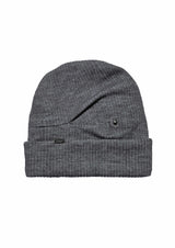  FLUFFY FORM BEANIE . GREY