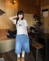 ビンテージテンスナップリブTシャツ