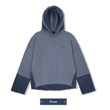 PIGMENT CUTTED HOODIE_BLUE NAVY