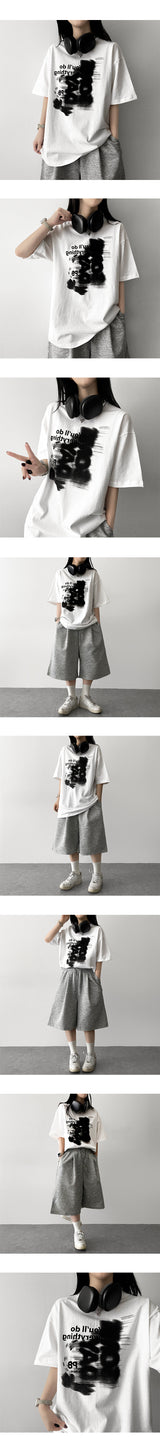 ヘプーン オーバーサイズフィット ショートスリーブ Tシャツ