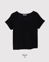 ソフトモダールベーシック半袖Tシャツ (6color)