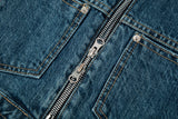 CROP DENIM JACKET (FOR UNISEX)