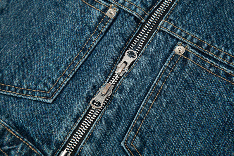CROP DENIM JACKET (FOR UNISEX)