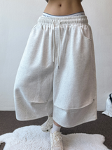 ニンハイピンタックパラシュートバミューダパンツ3カラー