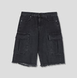 Frey Cutoff Cargo Denim Shorts