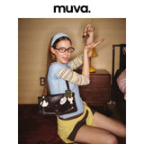 muva. プリーツ レトロ 2WAYショルダーバッグ
