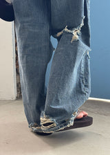SUN DAMAGE WIDE PANTS (S-L)