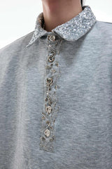 シークインセーフティピンポロTシャツ