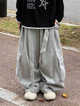 drop eyelet cargo sweatpants