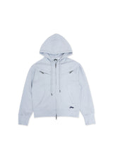 Zip Up Hoodie in Sky Blue