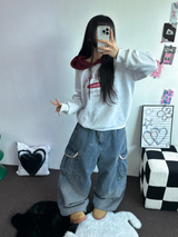 カラーレーションバケーションフーディーTシャツ💙🤍🖤3カラー