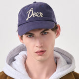 UNISEX Dear フェルトワッペンボールキャップ