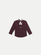 Nue 2Way 3/4 Tie T-Shirt Cherry