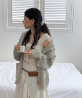 Tteokbokki hoodie cardigan