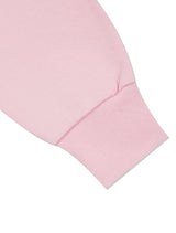 UNISEX Rose Embossed Blouse Regular Fit Sweatshirt Pink (FCF1TS328M)
