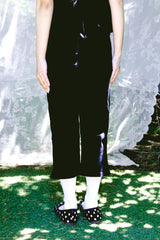 STRETCH CUT-OFF CAPRI PANTS