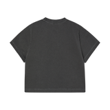 25SS ギャラクシーピグメント クロップ ショートスリーブ Tシャツ チャコール
