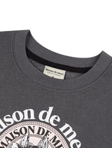 Women's Lees Pigment スモーキー クロップド スウェットシャツ チャコール (FCF1TS207W)
