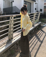 Hakyu Back-Button Loose-Fit Cotton Shirt