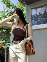 [BELLIDE MADE] FRUIT LINEN CARDIGAN