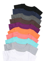 Defen Color Round Short Sleeve Tee