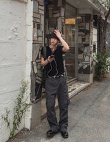 Aki Studded Parachute Cargo Pants