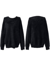 overfit angora round knit (unisex / 4color)