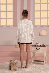 Baby boo cardigan - ivory  