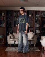 NWL24 OG ファースト ドリーマー 04 ボクシー Tシャツブラック フェード