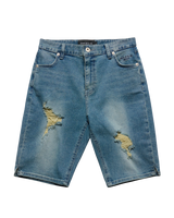 26SS WOMAN バイカーデニムショートパンツ