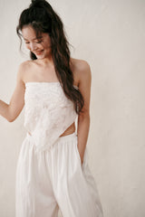 Flower scarf (Ivory)