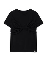 リボンTシャツ(BLACK)