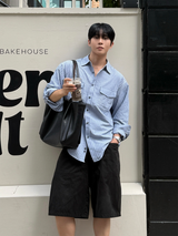 One four peaked stripe shirt