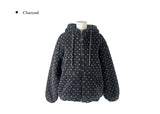Shuka Heart Fluffy Fleece Hood Jumper