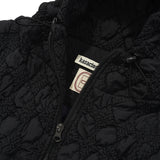 Ugly hooded zip vest / Black