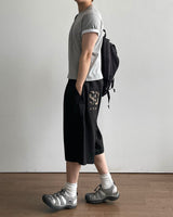 デュエット クロップ ロールアップ ショートスリーブ Tシャツ