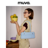 muva. 本革 エレガント 2WAY 通勤ショルダーバッグ
